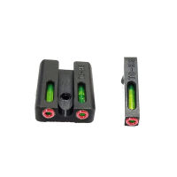 EWOLF Red green Fiber Optic Front with Combat Rear Sights focus-lock for Glock accessories