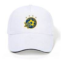 【อเนกประสงค์】อิสราเอล FC Maccabi Tel Aviv ใหม่ผู้ชายกีฬาหมวกเบสบอล Cottonbuckle UnisexDad หมวก OutdoorTrucker หมวก