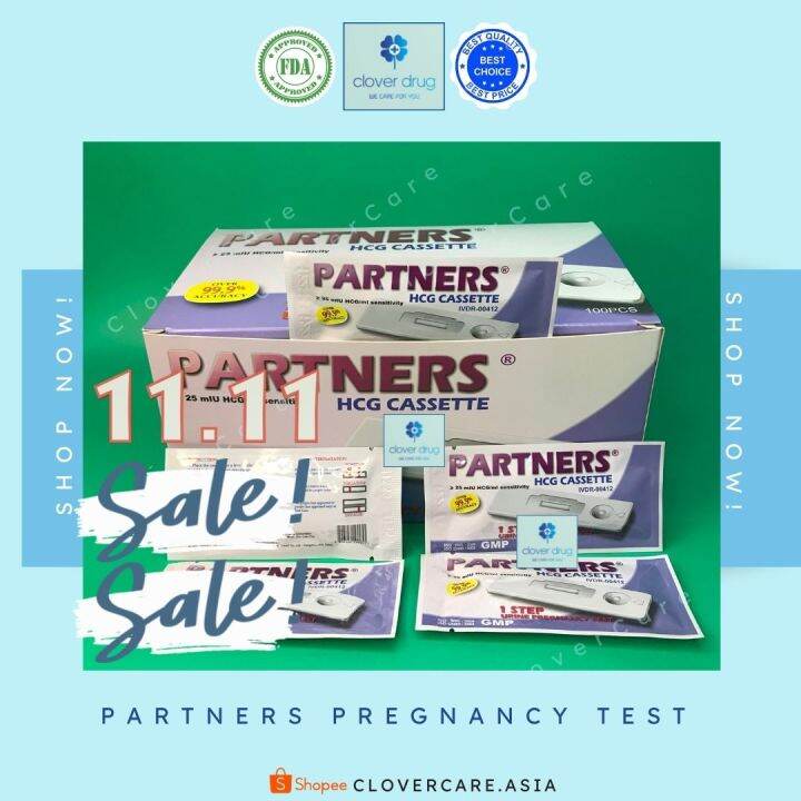 PARTNERS Urine Pregnancy Test Kit (box) Lazada PH