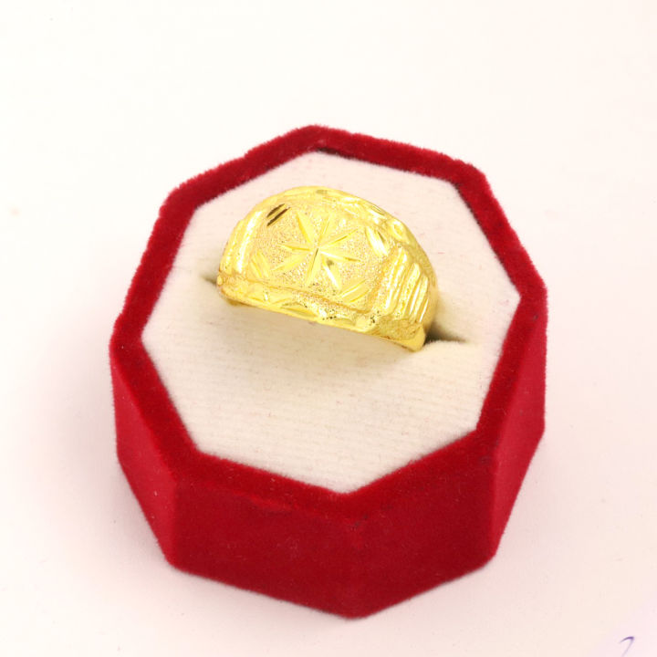 แหวนไม่ลอก-แหวนหุ้มทอง-ไม่ลอก-ไม่ดำ-แหวน-1บาท-แหวนตัดลายยิงทราย-แหวนทองปลอม-ทองเหมือนแท้-แหวนทอง-ทองโคลนนิ่ง