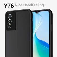 Y76(พร้​อมส่งในไทย)เคสขอบนิ่มหลังแข็งขุ่นคลุมกล้องVivo Y76 5G