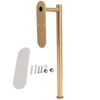 Paper Towel Holder Under Cabinet Self Adhesive Kitchen Countertop Wall Mount Paper Towel Holders with Screws Gold