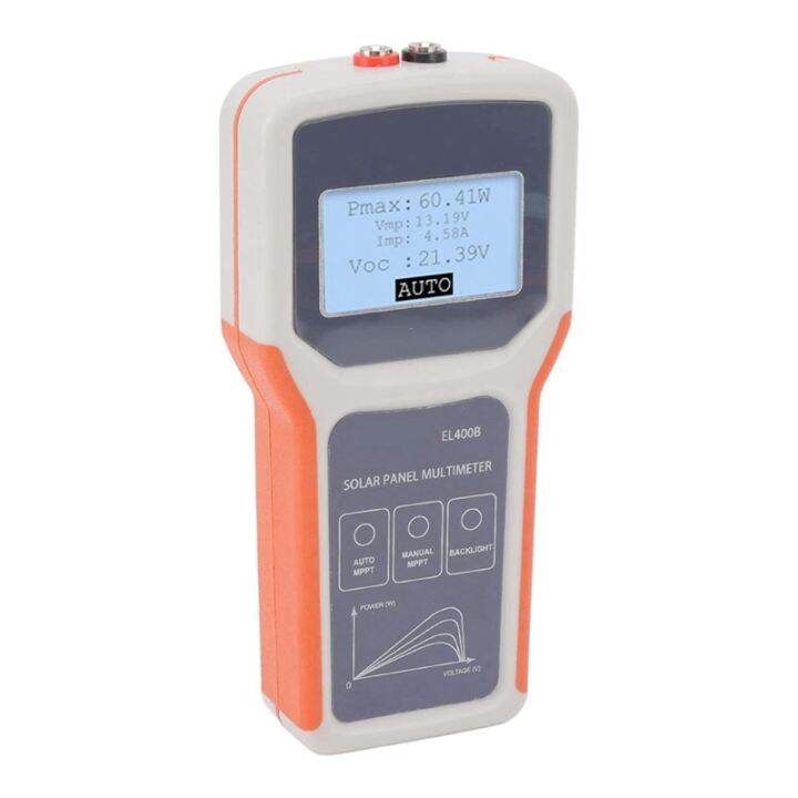 LCD Solar Tester, Digital Solar Power Meter LCD Solar Panel Multimeter ...