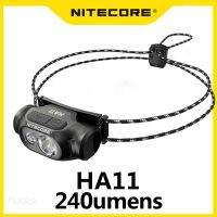 【lz】✟  NITECORE-HA11 Faróis com 3 níveis de brilho 240 lumens 2 fontes de luz 3 funções especiais para escolher