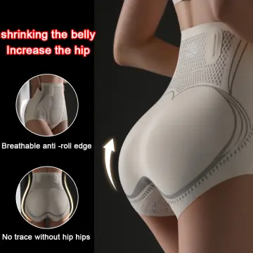 High Waist Tummy Control Hip Lift Pants No Trace Waist Trainer Solid Color  Body Shaping Panties Woman Body Shapers ShortsLegging