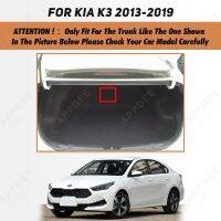 พรมกระโปรงหลังรถติดผ้าคลุมรองเท้าบู๊ทรถยนต์สำหรับ Kia K3 2013-2019 18 17 16 15 14อุปกรณ์ป้องกันภายในรถยนต์