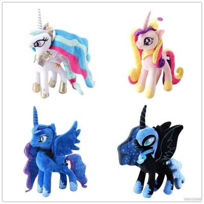 ตุ๊กตายัดนุ่น My Little Pony Equestia Princess Celestia Luna Cadence Nightmare Moon Queen ของเล่นสําหรับเด็ก