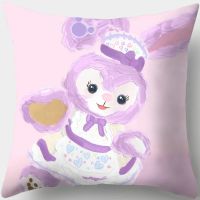 Stellaou Cute Cartoon Childrens Gift Pillow Single sided Printed Polyester Rectangle Pillow Box Bedroom Sofa Home Decoration Pillowcase (without pillowcase)