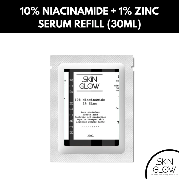 [REFILL] Skin Glow 10 Niacinamide + 1 Zinc 30ml Lazada PH