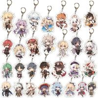 Anime Genshin Impact Keychain Keychains Genshin Impact Xiao - Anime Acrylic - Aliexpress