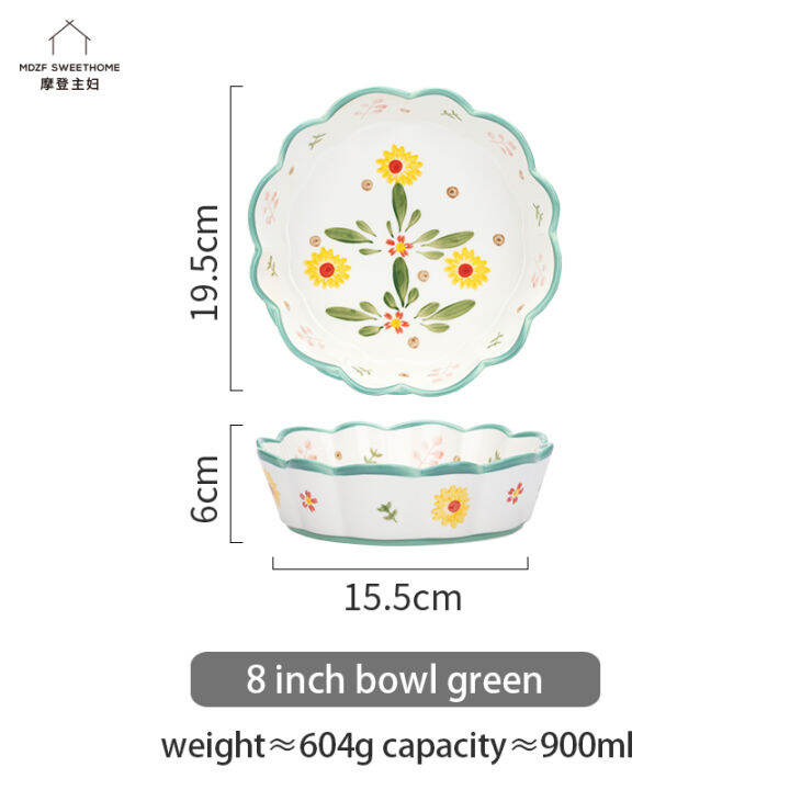 678in-ceramic-flowers-pattern-fruit-salad-bowl-wavy-edge-rice-cereal-pasta-dessert-noodles-bowls-kitchen-tableware