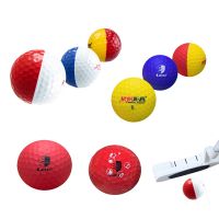 1Pc Golf Ball Extreme Distance Three Layer Dual Color Glossy Matte for Professional Competition Game Ball Golf Balls