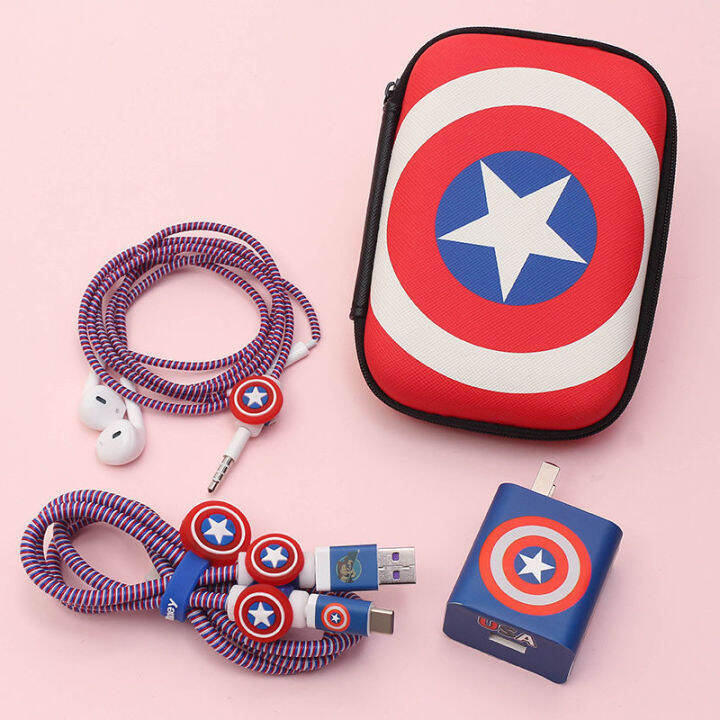 data-cable-case-mobile-phone-charger-winding-rope-headset-cable-protection-line-cute-cartoon-sticker