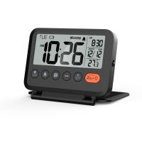 【YF】◐✌∈  Digital Alarm With Backlight Calendar Traveling Office Desktop Thermometer