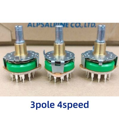 【YF】♀№  1 Pcs new ALPS  switch SRRM342800 band 3 Pole 4 speed amplifier 20mm