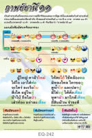 โปสเตอร์บทร้อยกรองกาพย์ยานี 11  #EQ-242 โปสเตอร์กระดาษอาร์ตมัน สื่อการเรียนรู้