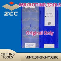 100% เดิม ZCC CT VBMT160408-EM YBG205 YBM153 เม็ดมีดคาร์ไบด์