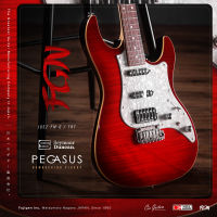 FGN JOS2-FM-G/TRT กีตาร์ไฟฟ้าทรง Modern Strat (Red Burst) Seymour Duncan® Alnico ll Pro / SSL-1 / Pegasus