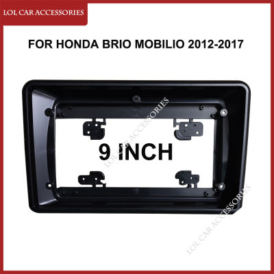 เคสมือถือระบบแอนดรอยด์ Honda Brio 2012-2017ขนาด9นิ้วเครื่องเล่น GPS MP5ระบบแอนดรอยด์สเตอริโอวิทยุรถยนต์2 Din