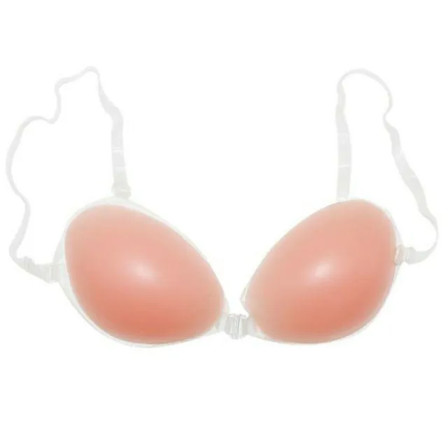 Push-up bra 3D Enhancer thick adhesive silicone invisible bra push up with  strap stick Freebra