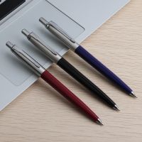 ปากกาด้ามไม้2 + 5/ชุดปากกาปากกาลูกลื่นพร้อมเติม2ชิ้นปากกาปากกาสำหรับโรงเรียนบอลหมึกสำนักงานอัตโนมัติสีน้ำเงินสีดำ