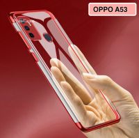 [ส่งจากไทย]  เคสโทรศัพท์ ออฟโป้ Case Oppo A53 2020 เคสขอบสีหลังใส เคส OPPO A53 เคสนิ่ม TPU CASE เคสกันกระแทก