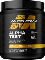 MuscleTech AlphaTest ATP &amp; Testosterone Booster (240/120 Capsules) for Men Boost Free Testosterone and Enhance ATP Levels  Zinc 7.5 mg  Max-Strength ATP &amp; Test Booster  สร้างกล้ามเนื้อ