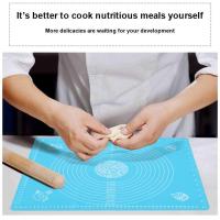 Silicone Kneading Mat Non-Stick Rolling Dough Mat High-Quality Silicone Counter Mat For Ovens Microwave Ovens Dishwashers Bread  Cake Cookie Accessori