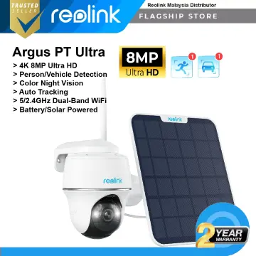 REOLINK Security Camera Wireless Outdoor, Pan Tilt Solar Powered, 5MP 2K+  Color Night Vision, 2.4/5GHz WiFi, 2-Way Talk, Works with Alexa/Google