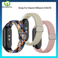 สายไนลอนพื้นฐานสำหรับสาย XiaoMi Mi 3 4 5 6แถบ XiaoMi Mi สายรัดข้อมือสำหรับ XiaoMi แบบถักยืดหยุ่นปรับได้7 8สายรัดข้อมือสำรอง