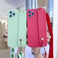 {OLI STUDIO}สำหรับ iPhone 11 LuxuryColors สายรัดข้อมือพร้อม LanyardCase11Pro7 8 Plus X XR XSCover Funda