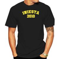 Iniesta 2010 (สเปน) เสื้อยืดสตรี Slim Fit ขนาดและสี Tee Shirt