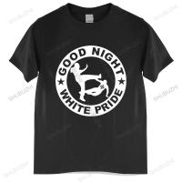 cotton tshirt men summer tees Good Night White Pride T Shirt GNWP Antifascist Anti-racist Skinheads Funny Top Tees Mens Tshirt