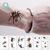 hot【DT】 Rocooart Tatoo Scorpion Temporary Stickers Fake Tatuajes Joke Tatouage Temporaire