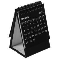 2024 Mini Desk Calendar Decorative Standing Table Fine Creative Office Gift Paper Daily