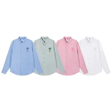 Shop Ami Paris Shirt Long Sleeves with great discounts and prices