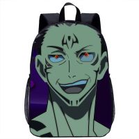 【LZ】✠❇  Jujutsu Kaisen Mochila Meninas Meninos Mochila Escolar Cool Cartoon 3D Print Adolescente Viagem Laptop Bag 17in Schoolbag School Season