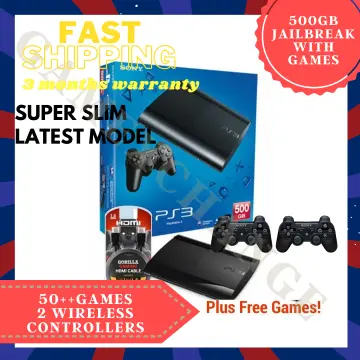consola play station 3 ps3 super slim 500gb neg - Buy Video games