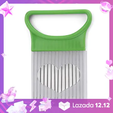 1pc Green Stainless Steel Onion Slicer, Onion Needle, Meat Needle, Fruit &  Vegetable Slicer Fixer