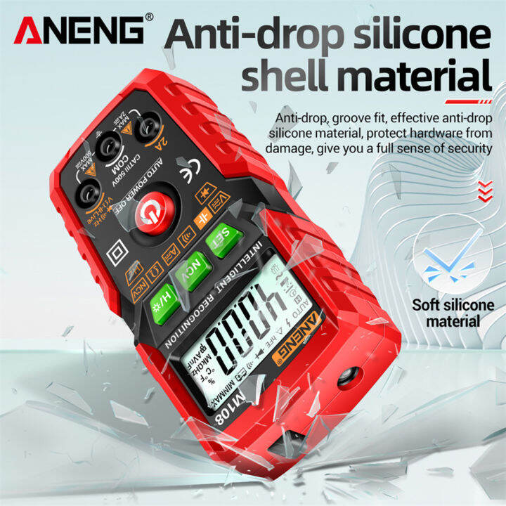 aneng-m107-m108-4000นับสมาร์ทดิจิตอลมัลติมิเตอร์-lcd-ncv-dc-ac-tester