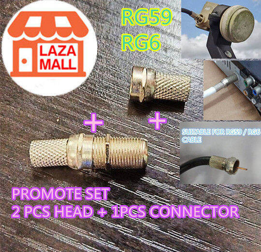 STAINLESS STEEL ASTRO NJOI RG6 cable joint F connector joiner Fcon RG59