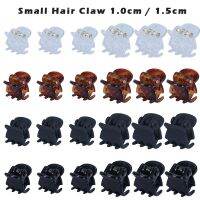 【jw】✺﹊❐  10Pcs/Lot Hair Claw for 1.0 1.5cm Small Transparent Plastic Claws Kids Styling Accessories