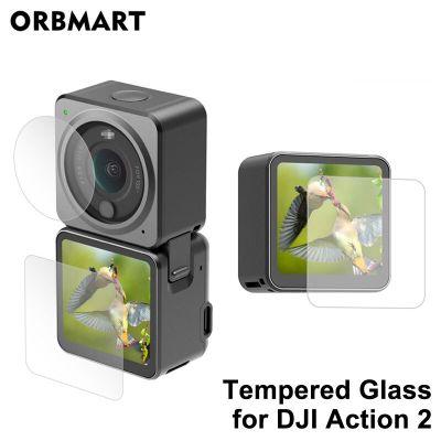 Tempered Glass Screen Protector for DJI Action 2 Lens Protection Protective Film for DJI Osmo Action 2 Camera Accessories