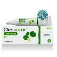 ? Clenascar Acne Spot Gel คลีนาสการ์ แอคเน่ สปอต เจล เจลแต้มสิ ว สูตร   อ่อนโยน ขนาด 7 กรัม 17514 [ Beauty ]