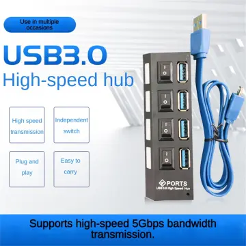 USB 3.0 HUB 3 0 HUB Multi USB Splitter 4/7 Port Expander Multiple USB 2.0  Hab Power Adapter USB3.0 Hub with Switch For PC Home - AliExpress
