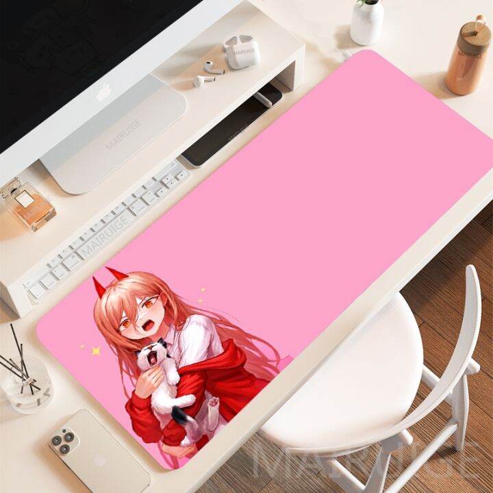 【Feature shop】 Chainsaw Man Mouse Pad Makima Gamer Large Keyboard