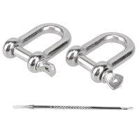 1 Pcs Acne Blemish Needle Pimple Spot Extractor Pin &amp; 2 Pcs 304 Stainless Steel Screw Pin D Style Chain Dee Shackle