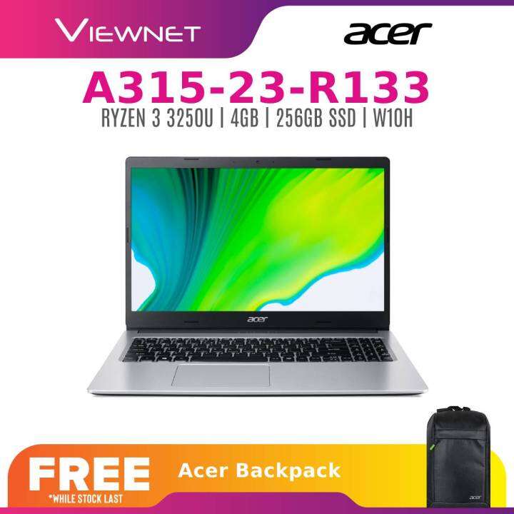 ACER ASPIRE 3 A315-23-R6UX / A315-23-R133 LAPTOP (RYZEN 3 3250U,4GB ...