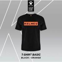 2023 New Kelme TShirt Basic-สีดำ สีส้ม