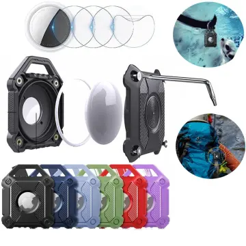 Dropship Waterproof Airtag Keychain Holder Case; Screw Full Cover  Compatible For Apple Air Tag Tracker Key Ring Anti-Scratch Anti-Lost Cover  to Sell Online at a Lower Price